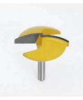 Solid Small Bowl Router Bit For Wood Carving Projects With Sharp Carbide Cutter And Smooth Curved Flat Bottom Profile available in various sizes.