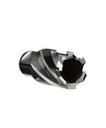 Angled view of annular cutter, 5/8 in diameter by 1 in length, high-speed steel