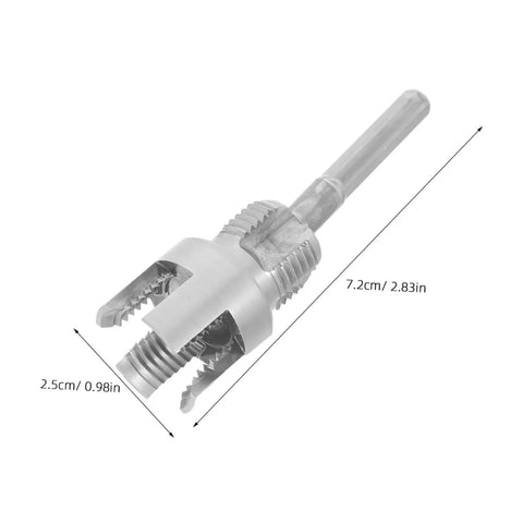 2 Piece Heavy Duty Carbon Steel Pipe Threader Kit For Internal And External Threading, 7.2cm length cutter for PVC plumbing use.
