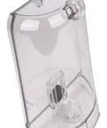 Water Tank Lid Replacement For J520 Plus Capsule Coffee Maker, transparent plastic easy install water tank cover, front view.