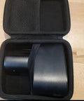 Straight Up Eva Hard Travel Case For Tesla Ccs1 J1772 Charging Adapter Slick Carry Pouch with black EVA interior and mesh pocket.