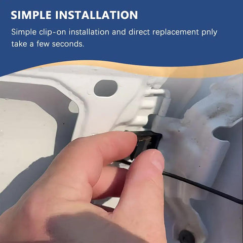 Toyota Gas Tank Door Spring Clip Replacement installation for 2004-2009 4Runner and 2019-2022 Avalon Camry RAV4