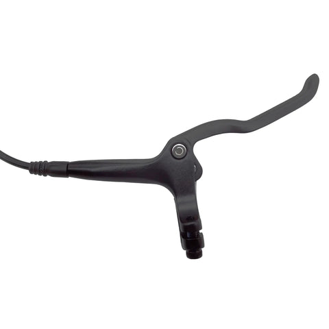 Left Front Hydraulic Bike Brake And Lever Kit With 850mm Hose Aluminum Alloy Caliper Resin Pads Pre Bled Three Finger Reach Adjustable