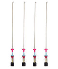 Upgraded Washer Suspension Rods DC97-05280W Set for Samsung Front Load Washers, metal rods with springs, set of four.