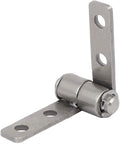 Friction Hinge For Cabinets And Closet Doors By KLYMY Built To Last 0.1Nm Iron Nickel Plated Torque Type Hinge Silver Tone