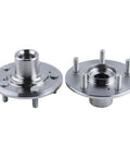 Front Wheel Hub Bearing Kit Set 2 Pack For 2007 2010 Acura RDX And 2007 2011 Honda CRV 5 Lug BR930583K in silver finish