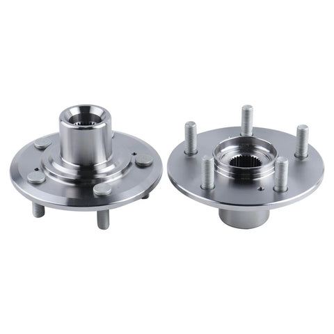 Front Wheel Hub Bearing Kit Set 2 Pack For 2007 2010 Acura RDX And 2007 2011 Honda CRV 5 Lug BR930583K in silver finish