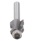 Solid Stile Router Bits With 6mm Cut And 1 4 Shank Woodworking Cutter Tool, compact solid steel design for cabinet trimming.
