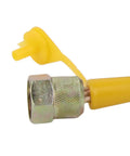 Compact 1.5m Hydraulic Pressure Test Hose For Hydraulic Systems 630 Bar Capacity Heavy Duty Nylon And Aramid Fiber with yellow cap