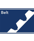 Visual representation of belt component for 8 Foot Rail Extension Kit For Garage Door Opener With Replacement Belt And Hardware