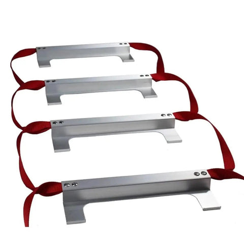 Heavy Duty Fire Escape Rope Ladder Thirty Two Foot Emergency Exit Gear With Flame Resistant Aluminum Rungs And Manganese Steel Hooks For High Rise Home Safety Grab And Go Fall Arrest System Built Like A Tank
