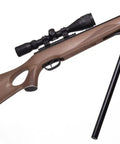 Trail XL Magnum 22 Caliber Break Barrel Air Rifle With Wood Stock And CenterPoint 3-9x40 Scope displayed on a white background