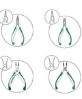 4 Piece Mini Snap Ring Pliers Kit For External And Internal Circlips Heavy Duty Retaining Ring Pliers With Straight Bent Jaws