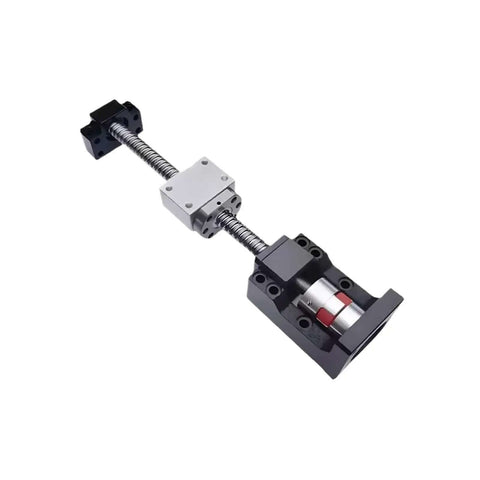 Solid SFU1610 Ballscrew Kit With 16mm Dia C7 Grade And Complete Hardware Set For CNC Router Build Super Stable Linear Motion System Perfect For Nema24 Projects, ballscrew with housing and coupler