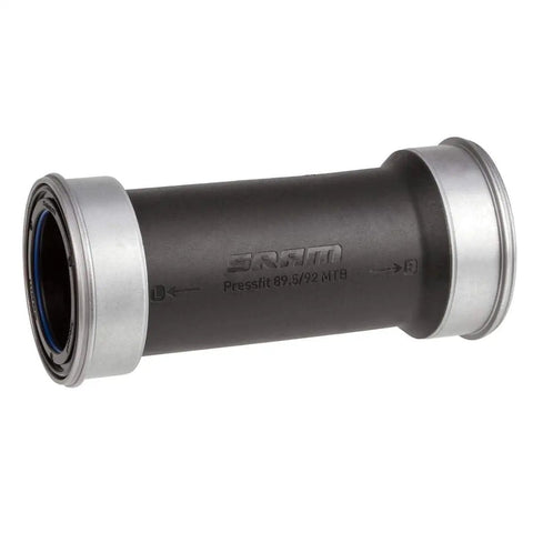 DUB PressFit Bottom Bracket with Sealed Cartridge Bearings and Gutter Seal Technology for MTB Trail Riders BB89.5 to BB92 black finish