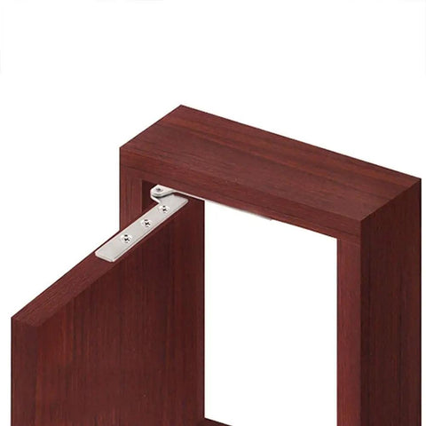 Top Shelf Stainless Steel Hidden Offset Knife Hinges With A Slick 360 Degree Pivot Design For No Hassle Cabinet And Cupboard Door Upgrades In Polished Silver