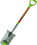 Tempered Steel Garden Spade With Hardwood Handle And D Grip 43 Inch For Easy Digging Between Plants And Flowers