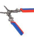 Yunseity 16 In 1 Folding Wire Stripper Pliers Crimper Tool Heavy Duty Electrical Voltage Tester Alarm For Electricians And Homeowners Multifunctional And Compact with ergonomic handles.