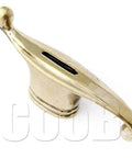 Rugged Finger Guard And Pommel Bolster Kit For Custom Knife Making, close-up of bronze handcrafted metal guard set