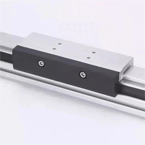 Top Tier Rose Red Guide Type Pneumatic Rodless Cylinder And Straight Stroke Actuator heavy duty slide rail for precise motion.