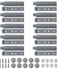 Magnetic Push Latches Cabinet Door Catch System 10 Pack for Cupboard Closet and Kitchen Furniture, soft close set with screws