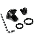Titanium Coolant Bleeder Screw Kit Fits Alfa Romeo Giulia And Stelvio 2.0T 2.2L Diesel And 2.9L Twin Turbo V6, includes screws and tool.