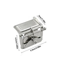Adjustable Seam Guide For Serger And Overlock Machines Multi Position Edge Guide For Zippers Lace Elastic And Tapes Universal Serger Attachment Tool showing dimensions