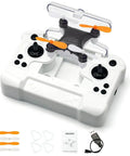 Compact Indoor Outdoor Drone With Easy Stunts And 360 Degree Tricks For Beginners And Kids with remote and accessories