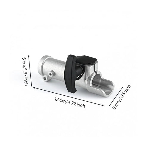 Heavy Duty Shaft Connector With Splines For Garden Power Tools Smooth Operator Instant Coupling Adapter on a white background