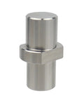 Heavy Duty Stainless Steel Bench Dogs For Woodworking Workbench Peg Brake Stops with non-slip rubber pad detail view