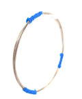 Coiled Yellow Brass Solder Wire 5 Feet Long 20 Gauge Color Match For Brass Jewelry And Electronics Lead Free Cadmium Free Contains About 38 Percent Silver Made In USA For Soldering And Welding Pro Grade with blue clips
