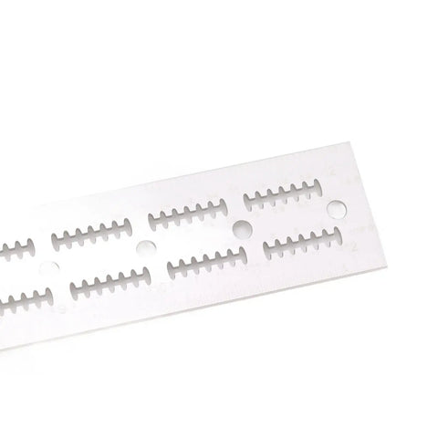 Premium Adjustable Woodworking Caliper And Straight Ruler With No Sweat Grip for precise layout and angle reading, lightweight aluminum.