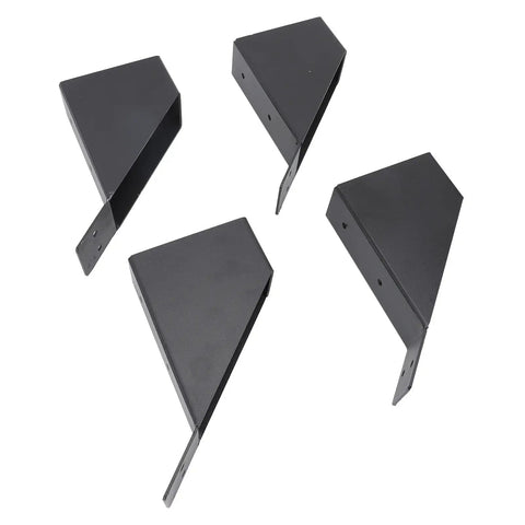 45 Degree Galvanized Metal Brackets Kit With Drainage Holes For Reinforcing Pergolas Gazebos Tree Houses And Patios Built To Last Heavy Duty Corner Brackets For Outdoor Wood Structures