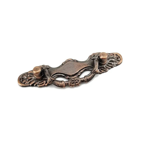 European Retro Pull Drawer Cabinet Door Handle Brass Old School Vintage Style Hardware For Cabinets And Doors Solid Brass Easy Install Durable Kitchen And Living Room Accent