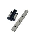 Miniature Linear Rail Kit with MGN9C Carriage for 3D Printers and CNC Machines, 100mm to 1000mm rails, aluminum material.