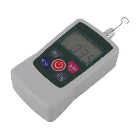 Digital Force Mini Push Pull Sensor Tester Meter 2N-20N Portable Accurate Measurements For Reliable Material Testing And Quality Control On The Go Everyday, aluminum body, display and hook