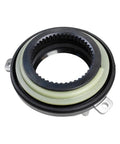 Hella Tough 4wd Auto Locking Hub Actuator Pair featuring durable black and green materials for 4x4 rig operation and towing.