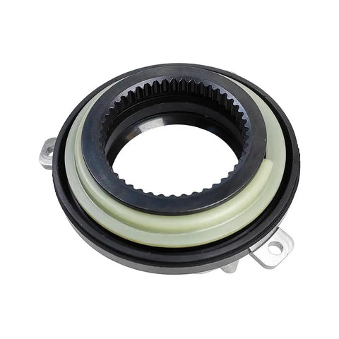 Hella Tough 4wd Auto Locking Hub Actuator Pair featuring durable black and green materials for 4x4 rig operation and towing.