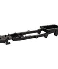 Beefed Up Metal RC Car Chassis Frame For WPL D12 1 By 10 Scale DIY Upgrade Kit, aluminum construction, black finish.