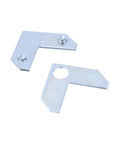 Rock Solid L Shaped Corner Brace Brackets 30 Pack 35x13mm steel support brackets for picture frames and cabinets.