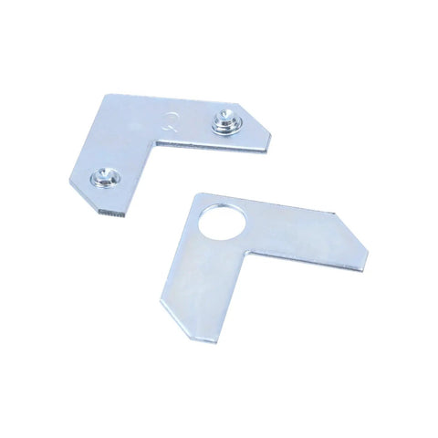 Rock Solid L Shaped Corner Brace Brackets 30 Pack 35x13mm steel support brackets for picture frames and cabinets.