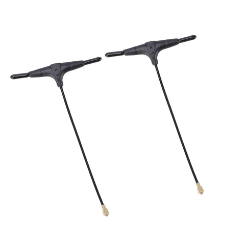 Beefed Up 2.4G T Type Antenna For FPV Drones And RC Gear, 2.5 dBi Gain, 2400-2500MHz Range, slim lightweight design, pair