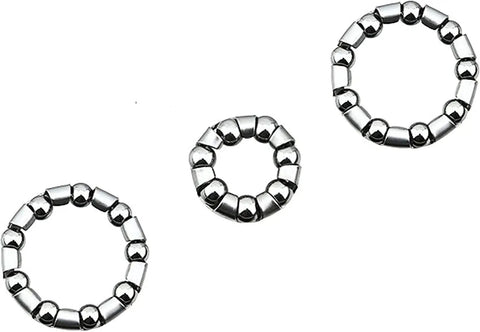 3 ball bearing rings for Rear Coaster Hub Axle Replacement Three Eighths Inch By 175mm With Bearings And Grease Guard For Beach Cruisers