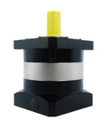 High Output Planetary Gearbox Speed Reducer 120Mm Frame with yellow output shaft for robotic and conveyor applications.