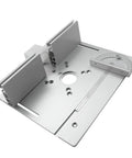 Dioche Aluminum Alloy Router Table Insert Plates Set For Woodworking, 240x200mm, heavy duty milling board for engraving and trimming.