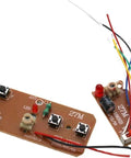 Four Way Remote Control Board For DIY Robotics With Two Way Transmitter And Receiver Maker Friendly Setup To Control Two Motors 27MHz