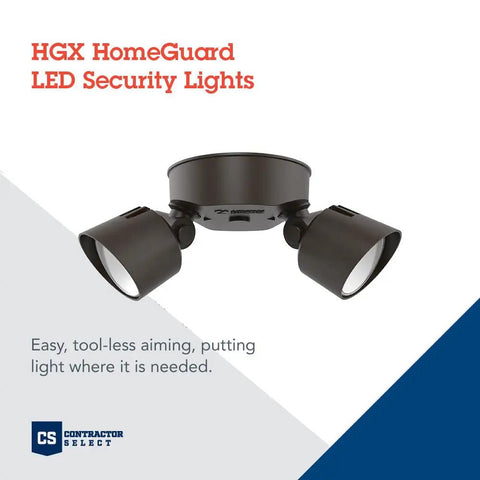 Dual Head Led Flood Lights For Outdoor Security And Driveway 4000K Neutral White Bronze Finish Heavy Duty Weatherproof House Yard Spotlights Built Like A Tank With Bright Even Coverage