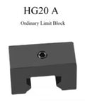 Heavy Duty Linear Guide Rail Limit Block For HG15 HG20 HGH HGW Series Stroke Fixed Limiter 1 Piece