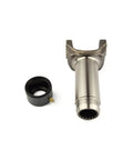 Premium Rear Drive Shaft Slip Yoke With Beefy Steel Build For Rock Solid Durability And Straight Up Easy Swap Fitment On 1966 Through 1997 Chevy Gmc Honda Isuzu 4wd Drivetrain Components And Auto Parts with a black seal. 
