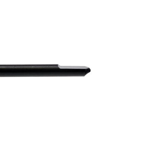 Premium 5 Pack 3/16 X 5 1/2 Inch Tapcon Screw Drill Bits Featuring Sharp Carbide Tips And Tenon Shanks close-up view of a drill bit tip